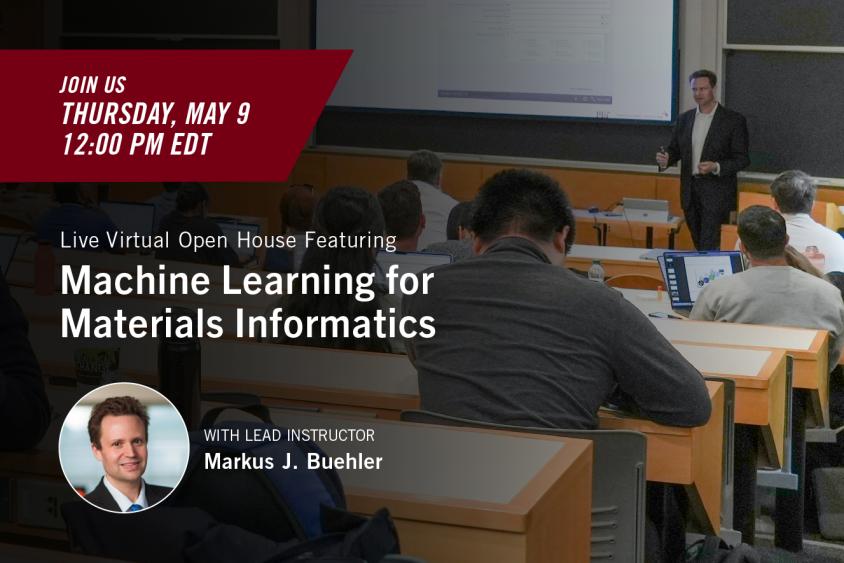 Virtual Open House for Machine Learning for Materials Informatics Homepage