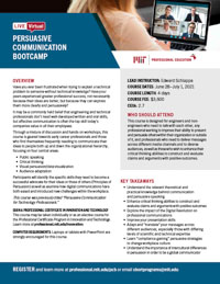 SP - Persuasive Communication Bootcamp Course Flyer - Thumbnail