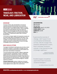 SP - Tribology Course Flyer - Thumbnail