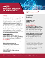 SP - Engineering Leadership for Emerging Leaders - Thumbnail