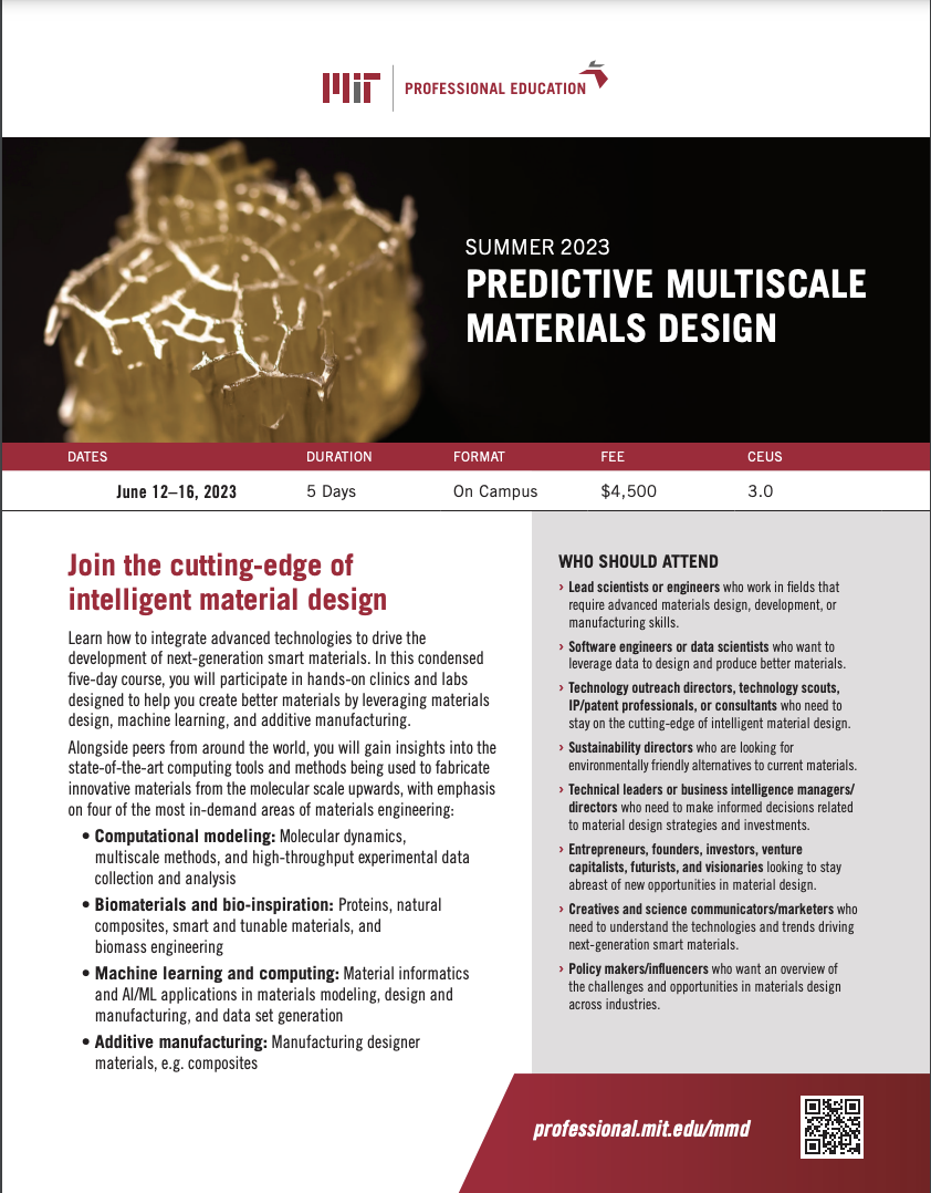 Predictive Multiscale Materials Design - Brochure Image