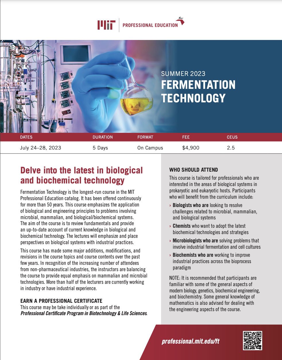 Fermentation Technology - Brochure Image