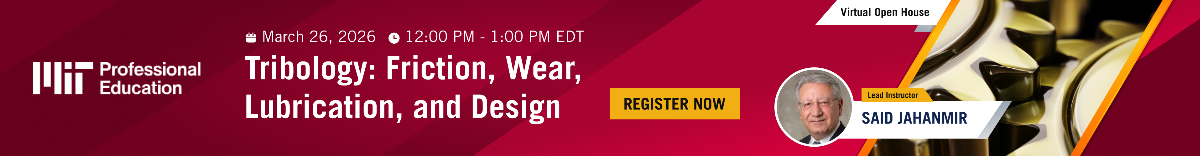 Join the Tribology Open House Today