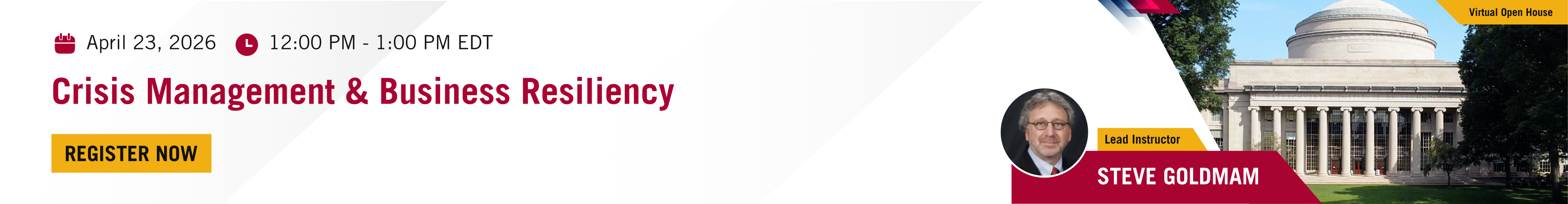 Join the crisis management open house