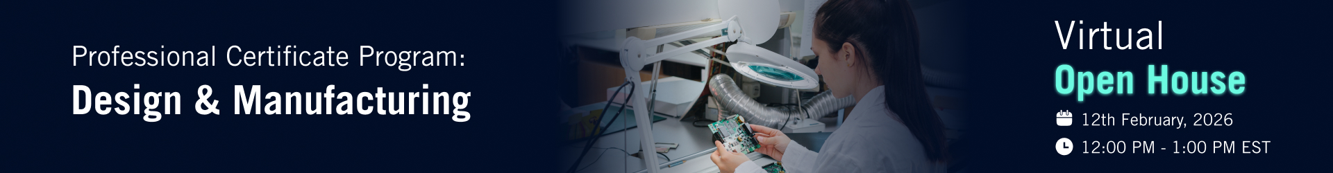 MIT Open House Design & Manufacturing Certificate