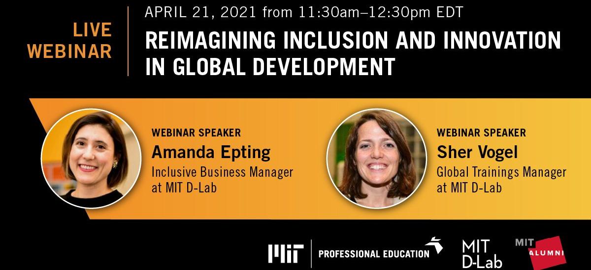 Faculty Forum Online: Inclusion and Innovation in Global Development - event image