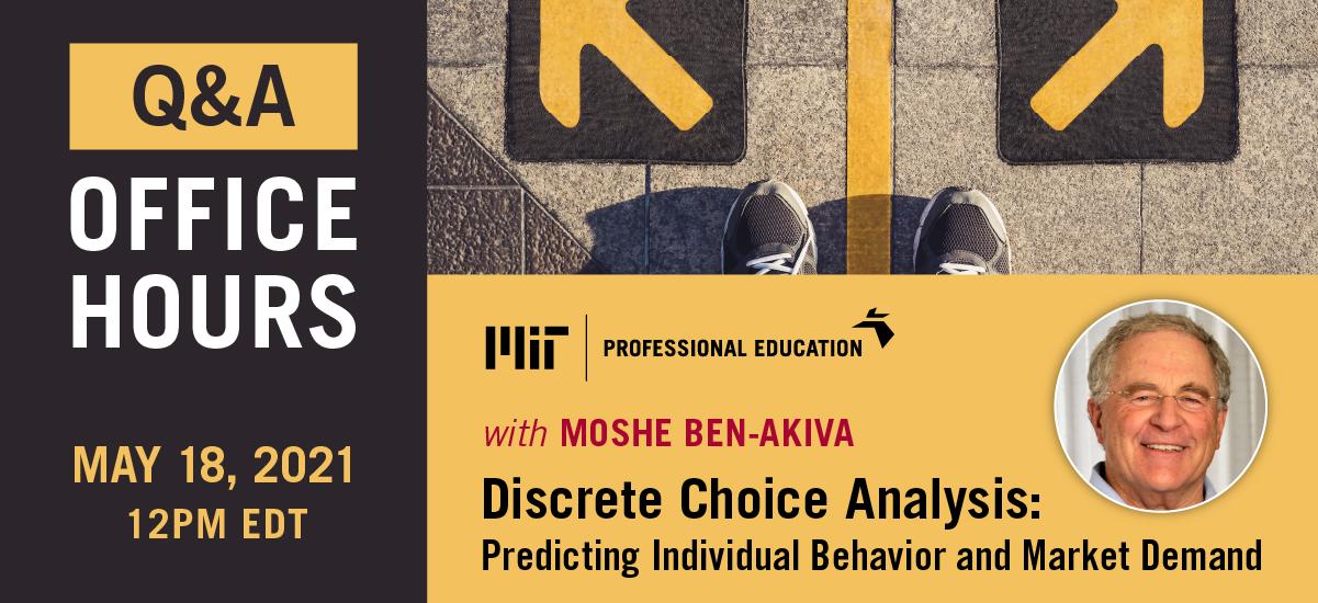 Discrete Choice Analysis Office Hour - Event Image
