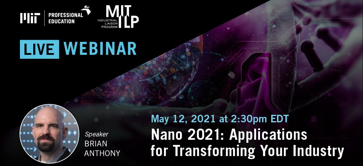 Nano 2021 Applications Webinar - Event Image
