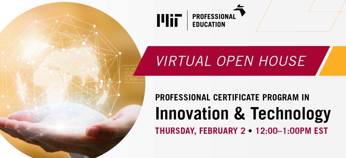 Professional Certificate Program in Innovation & Technology