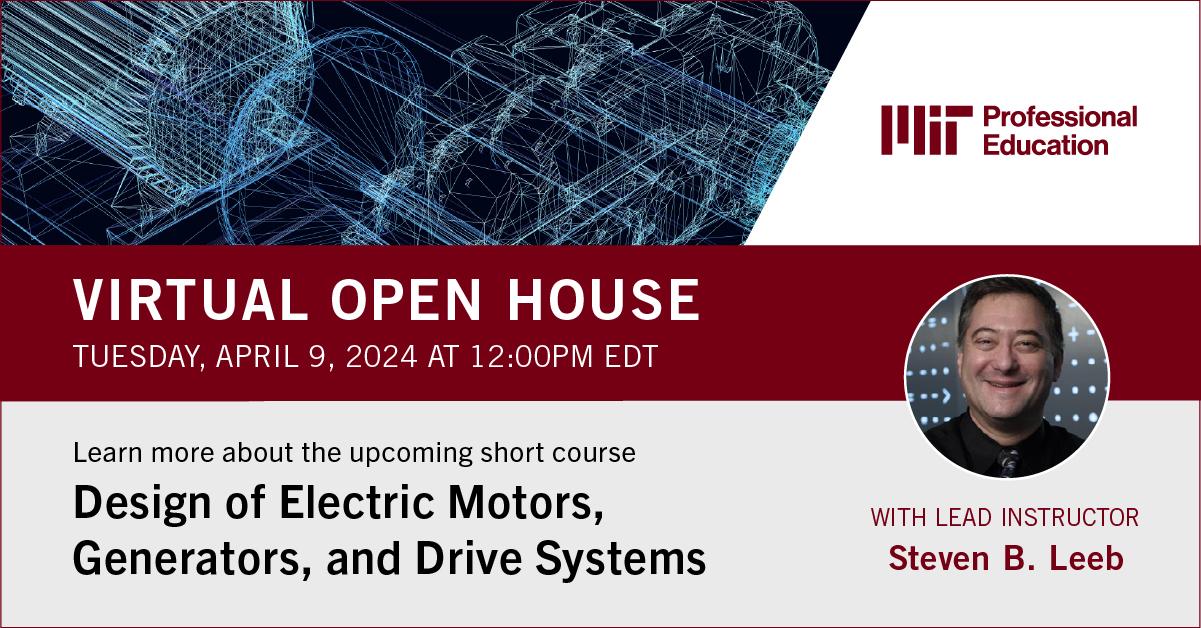 Open House Design of Electric Motors, Generators, and Drive Systems