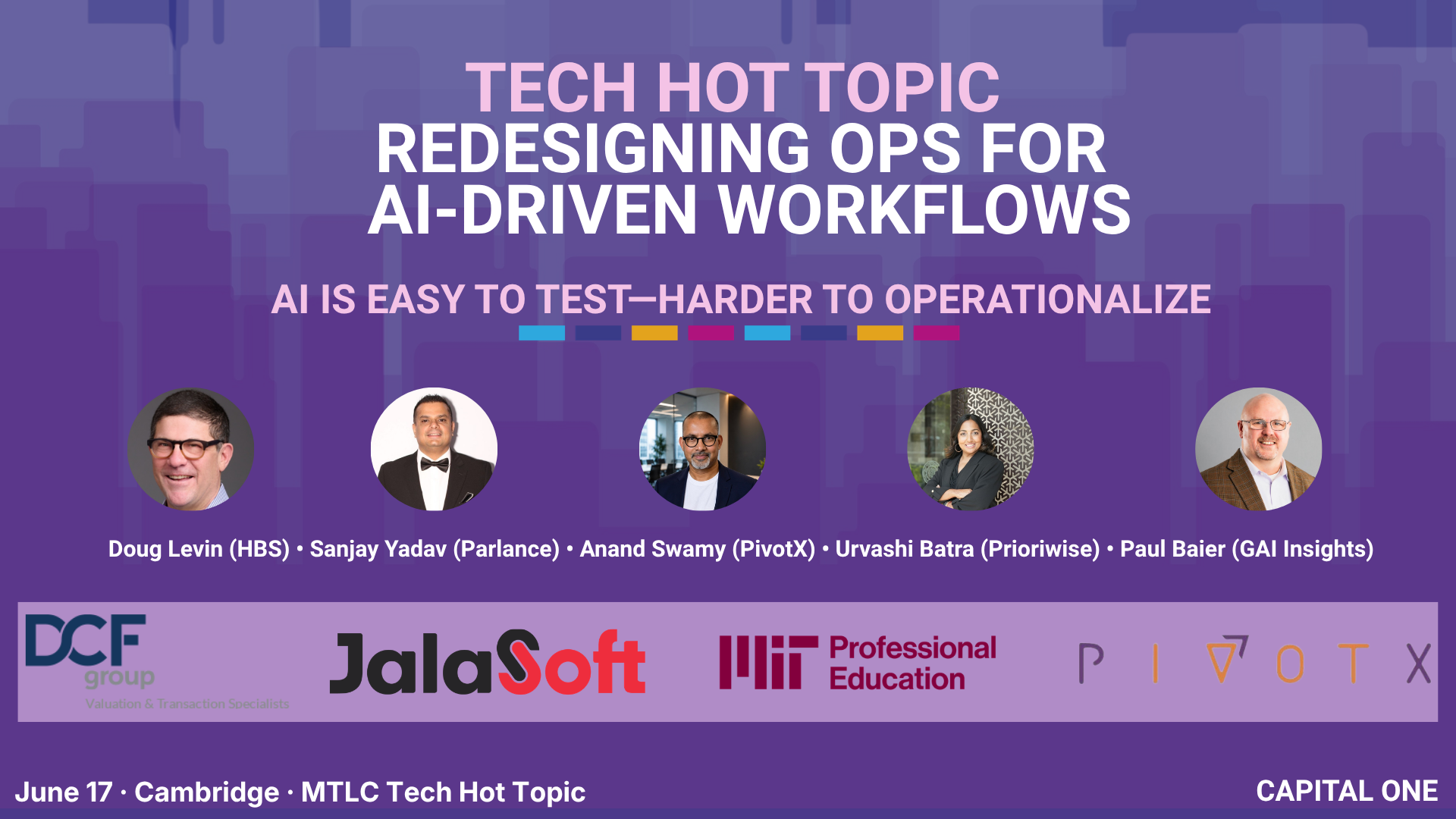 MTLC Tech Hot Topic Series: Redesigning Operations for AI Driven Workflows