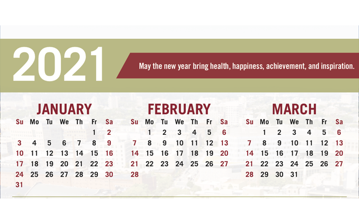 mit 2021 calendar