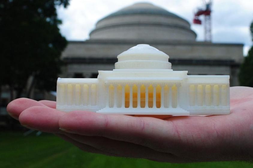 A 3D Printed Model of an MIT Building Pic