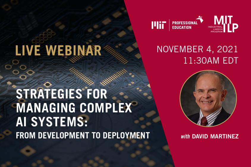 Strategies for Managing Complex AI Systems Webinar - Home Page Image