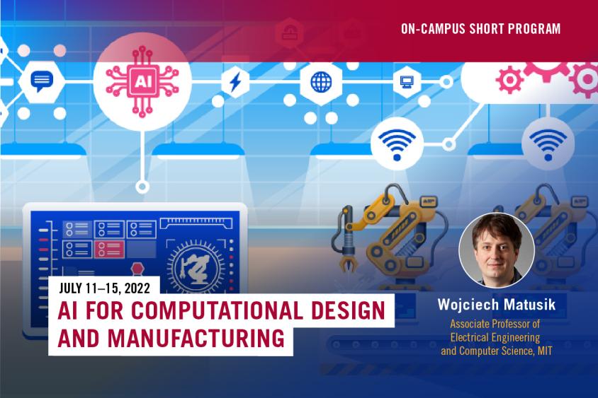 MIT AI for Computational Design and Manufacturing-Short Course